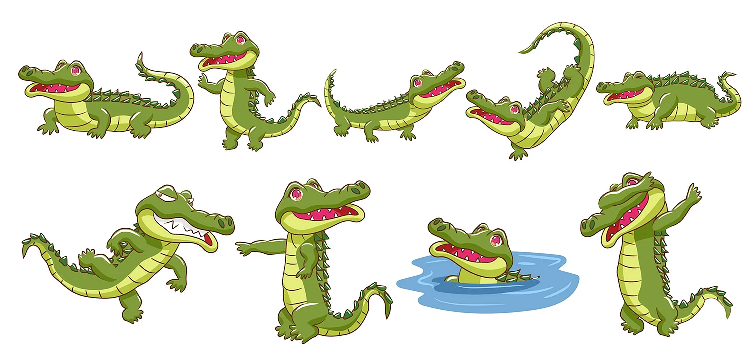Cartoon Crocodile Тревор Хендерсон