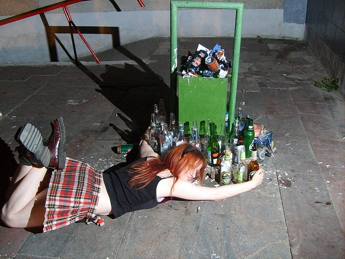 Частное фото пьяных девушек
