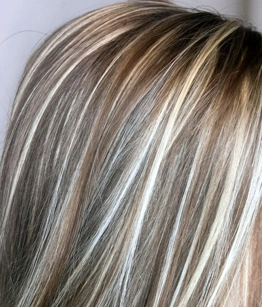 Частое мелирование на светлые волосы