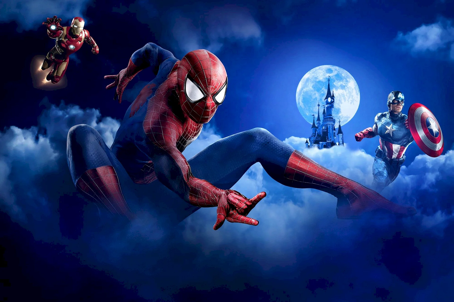 Человек паук и другие Супергерои Марвел