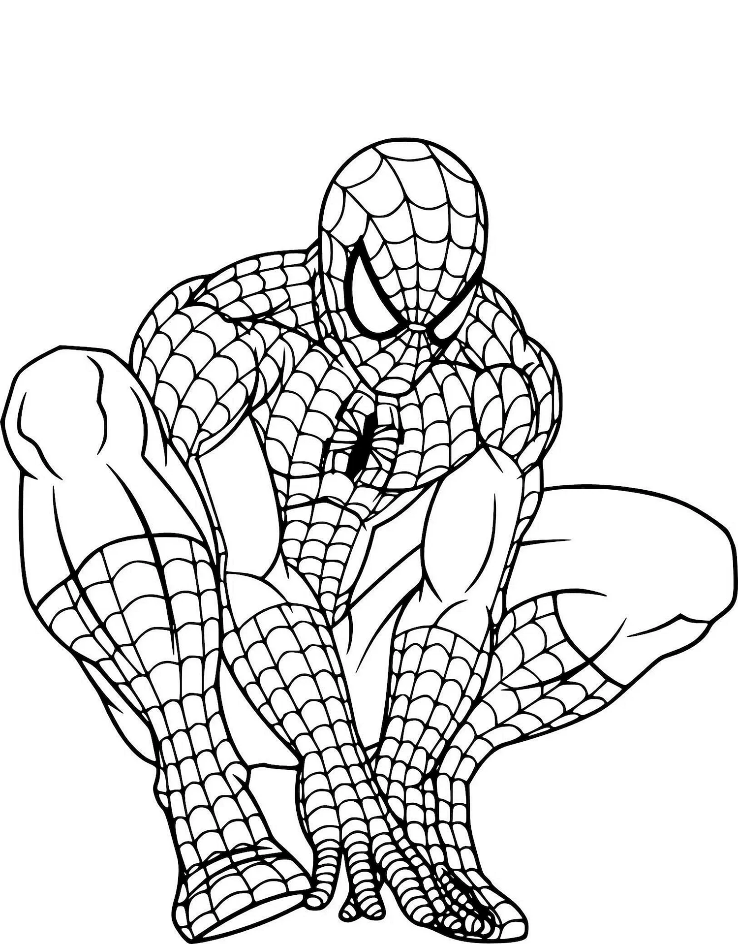 Человек паук и Веном раскраска раскраски