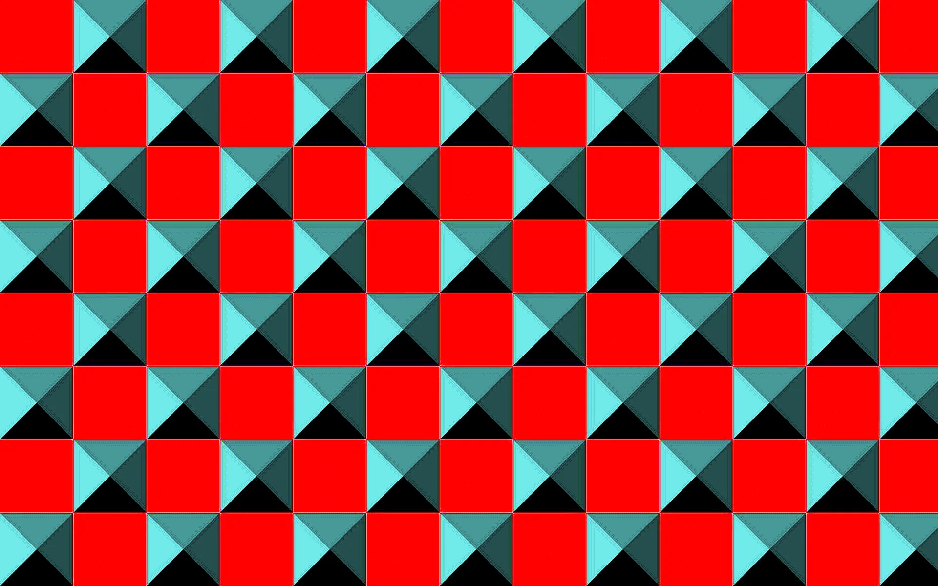 Черно красный квадрат
