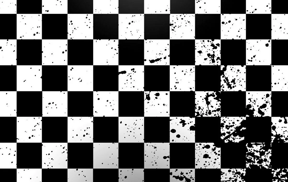 Чёрно-белые квадраты фон