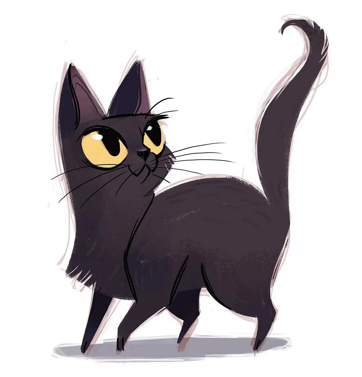 Черный кот Картун Кэт