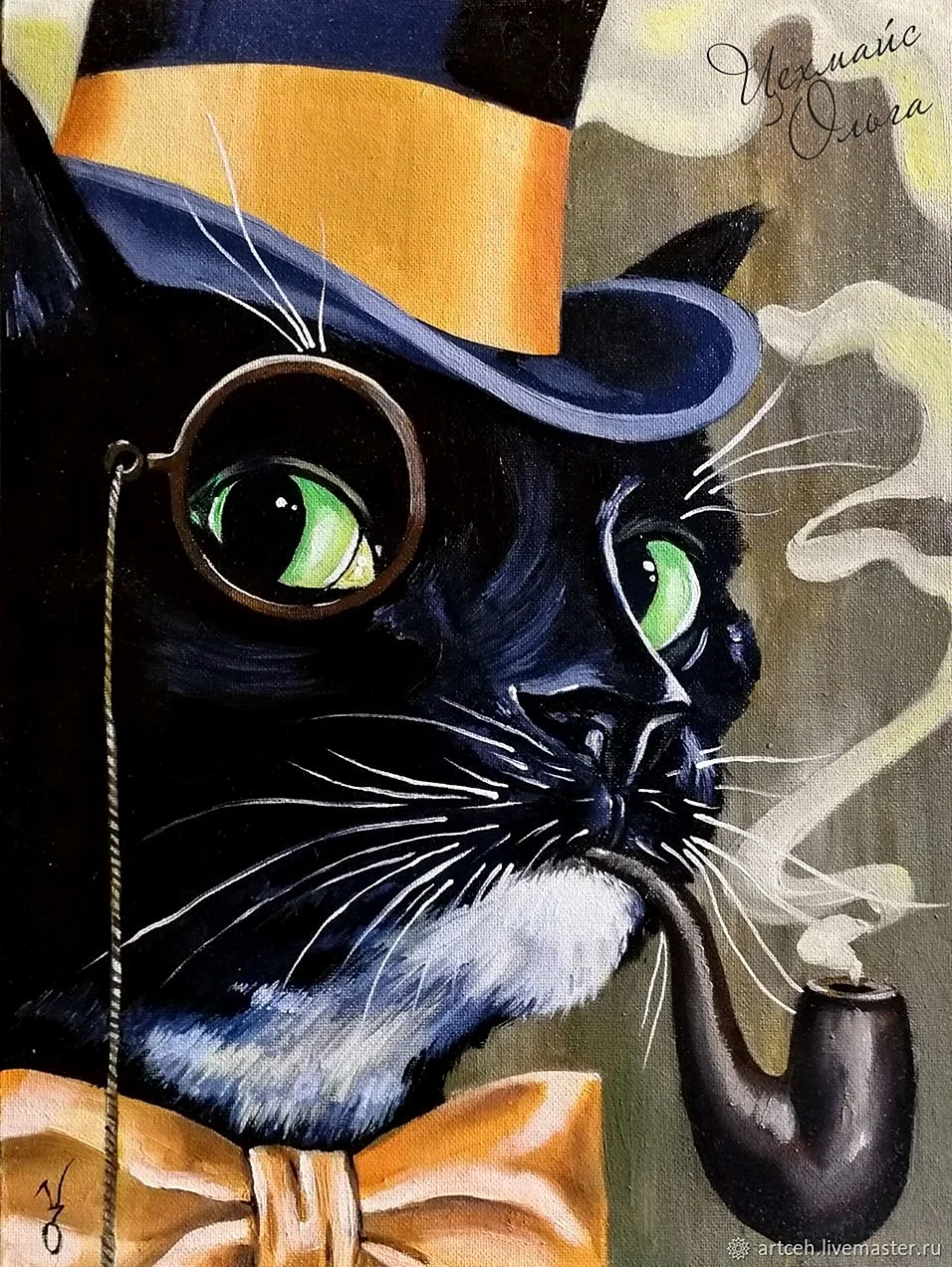 Черный кот в шляпе