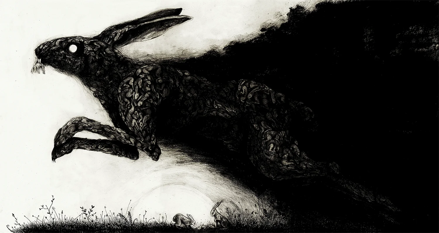 Черный кролик Инле