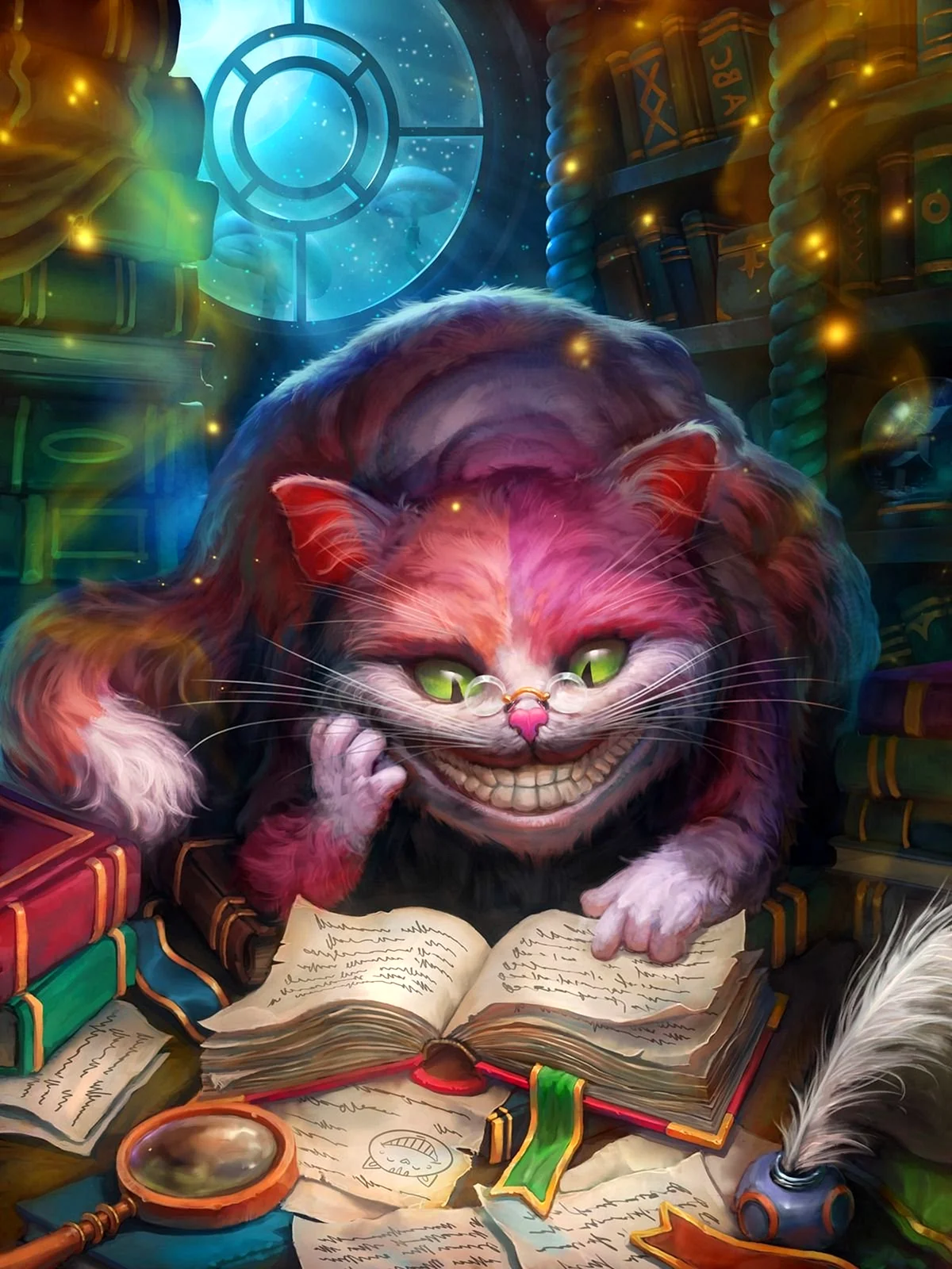 Чеширский кот из книги Алиса в стране чудес