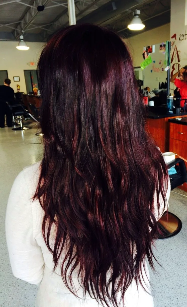 Chocolate Cherry hair Color
