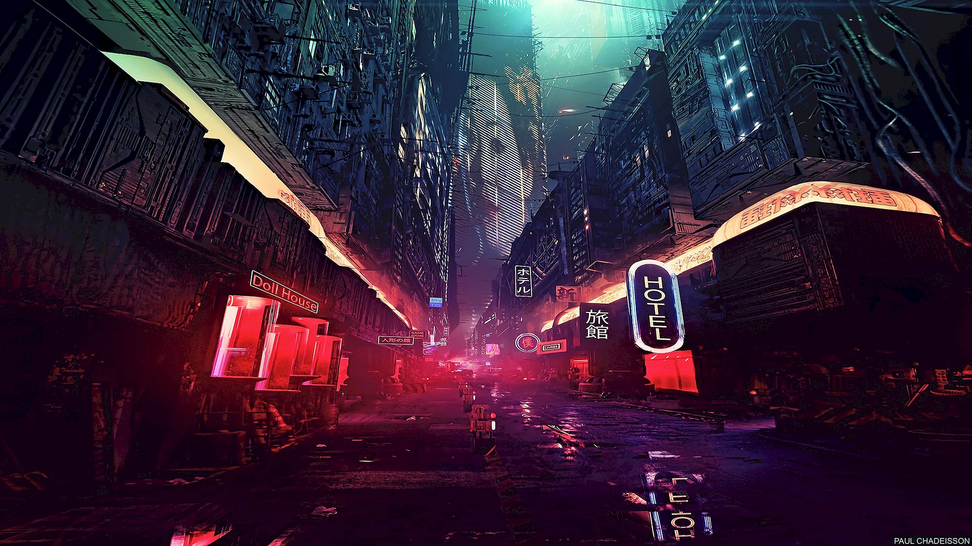 Cyberpunk 4к City