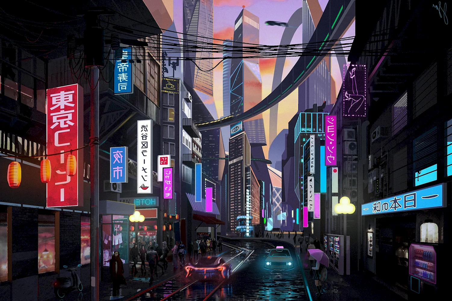 Cyberpunk Токио