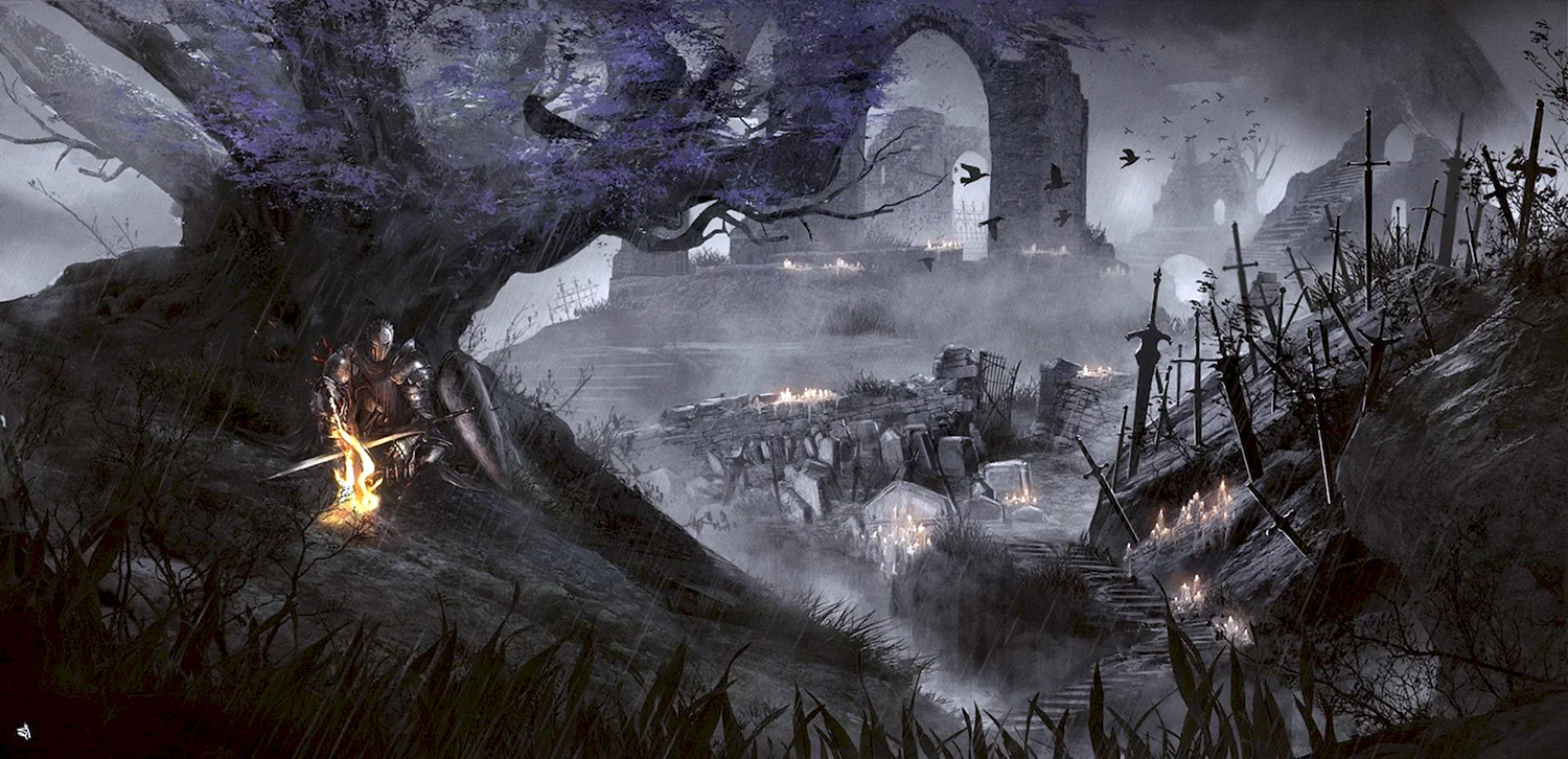 Dark Souls locations Art
