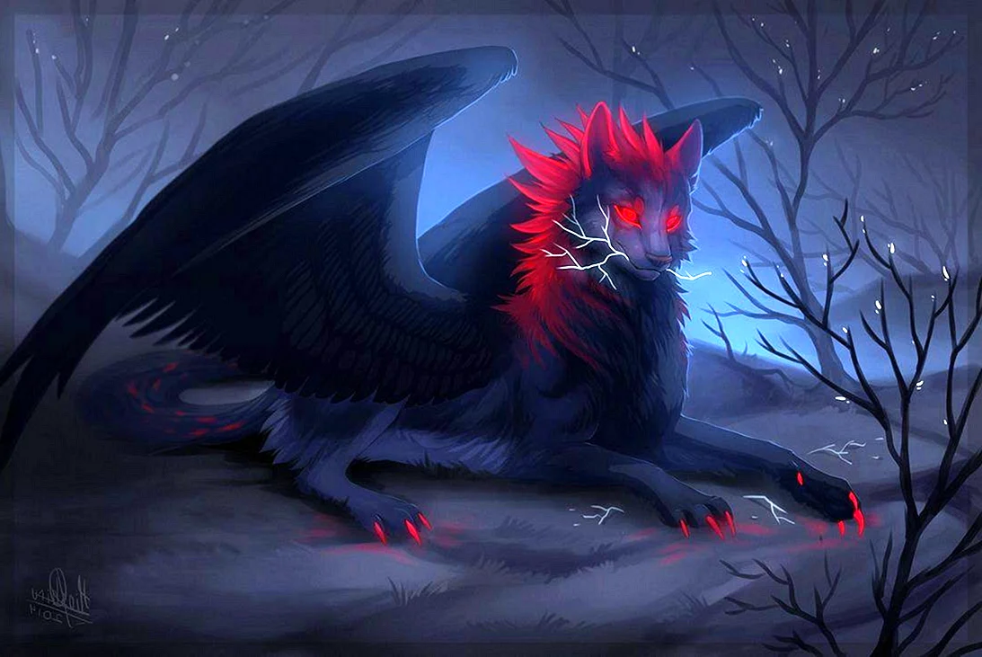Демон Фамильяр волк