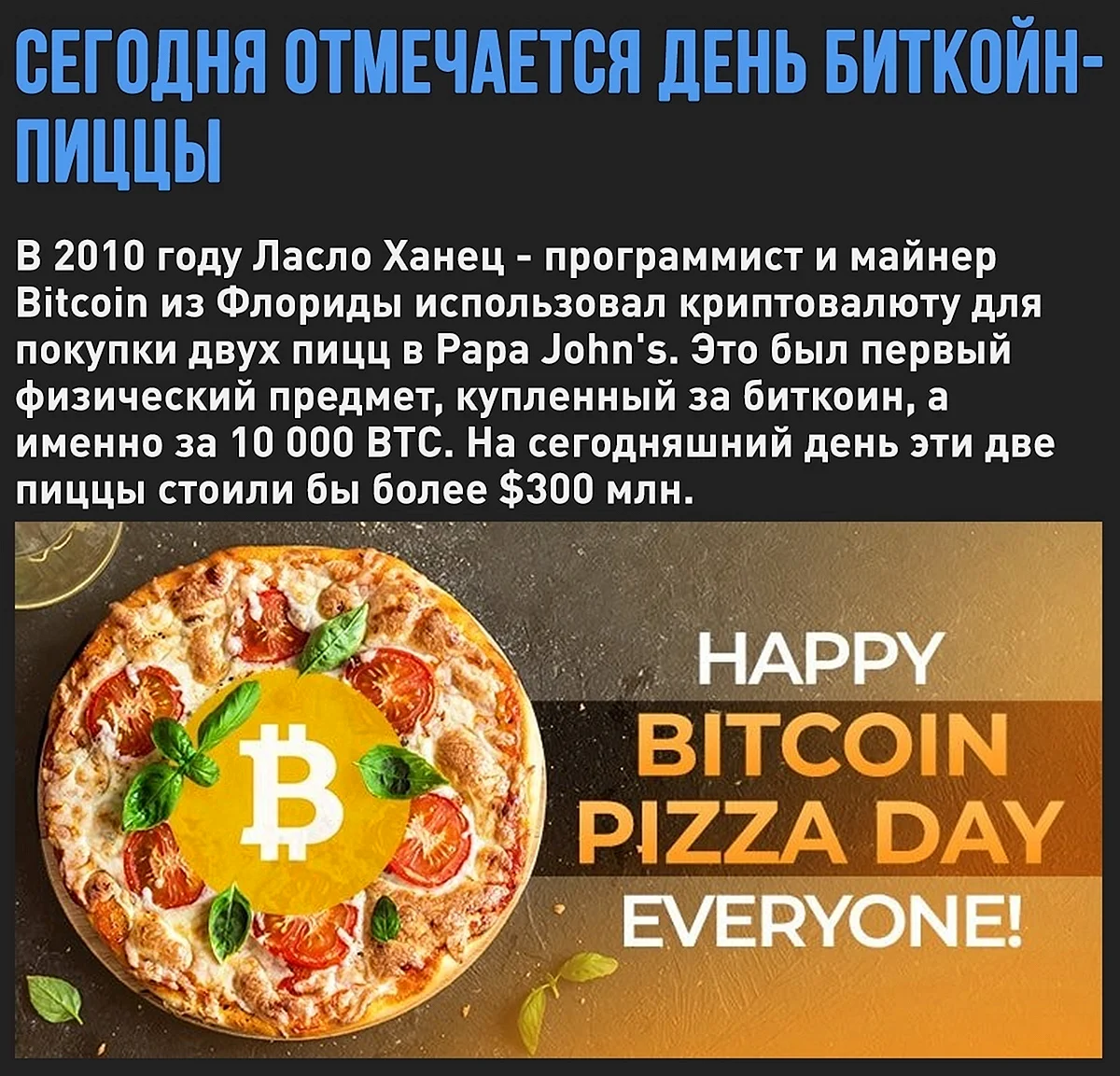 День биткоин пиццы