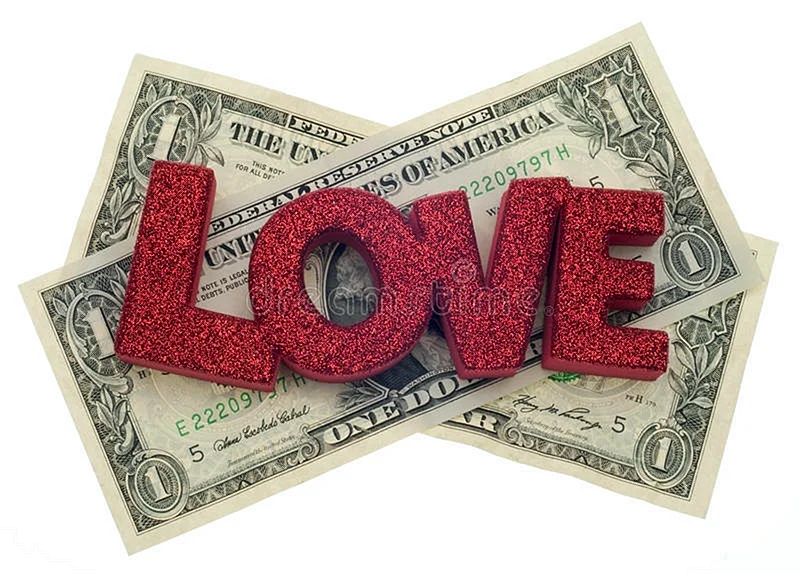 Деньги и любовь иллюстрации