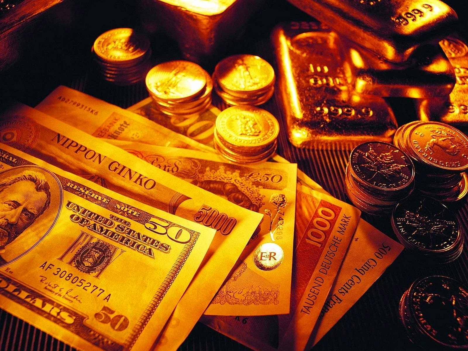 Деньги золото