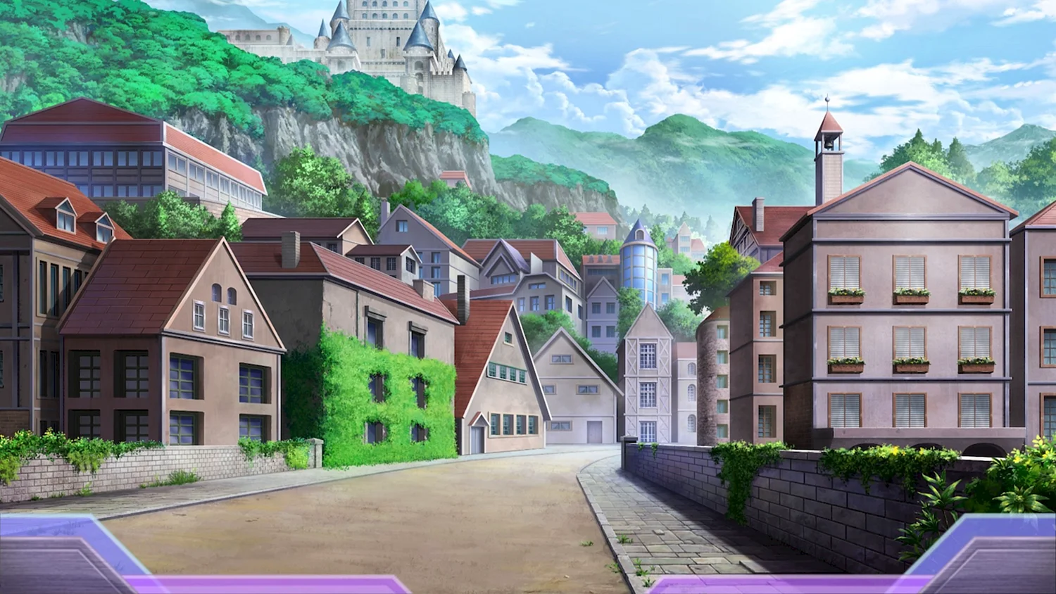 Деревня улицы аниме
