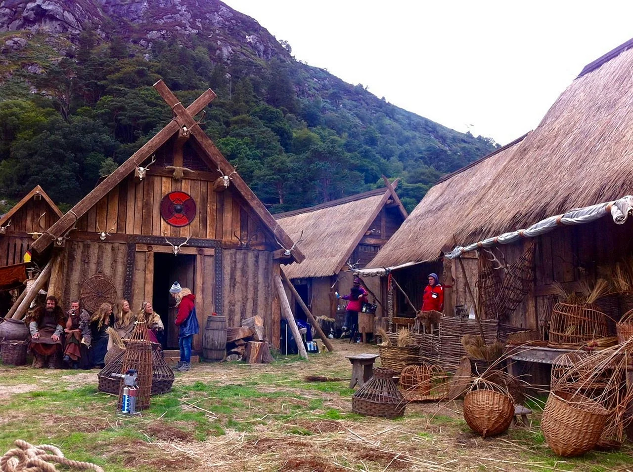 Деревня викингов ньярдархайм