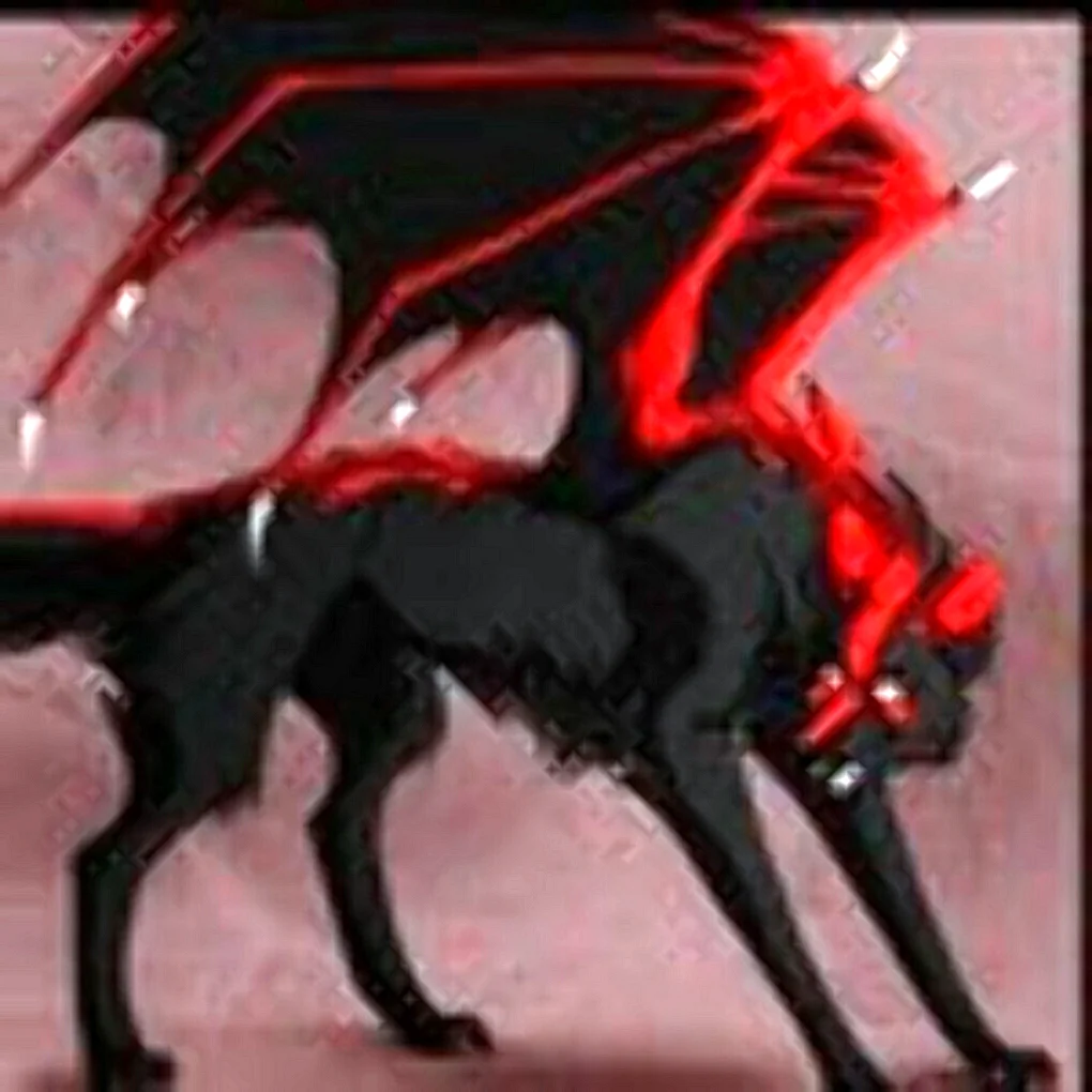 Десятихвостый демон волк