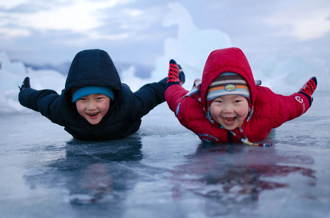 Дети на льду