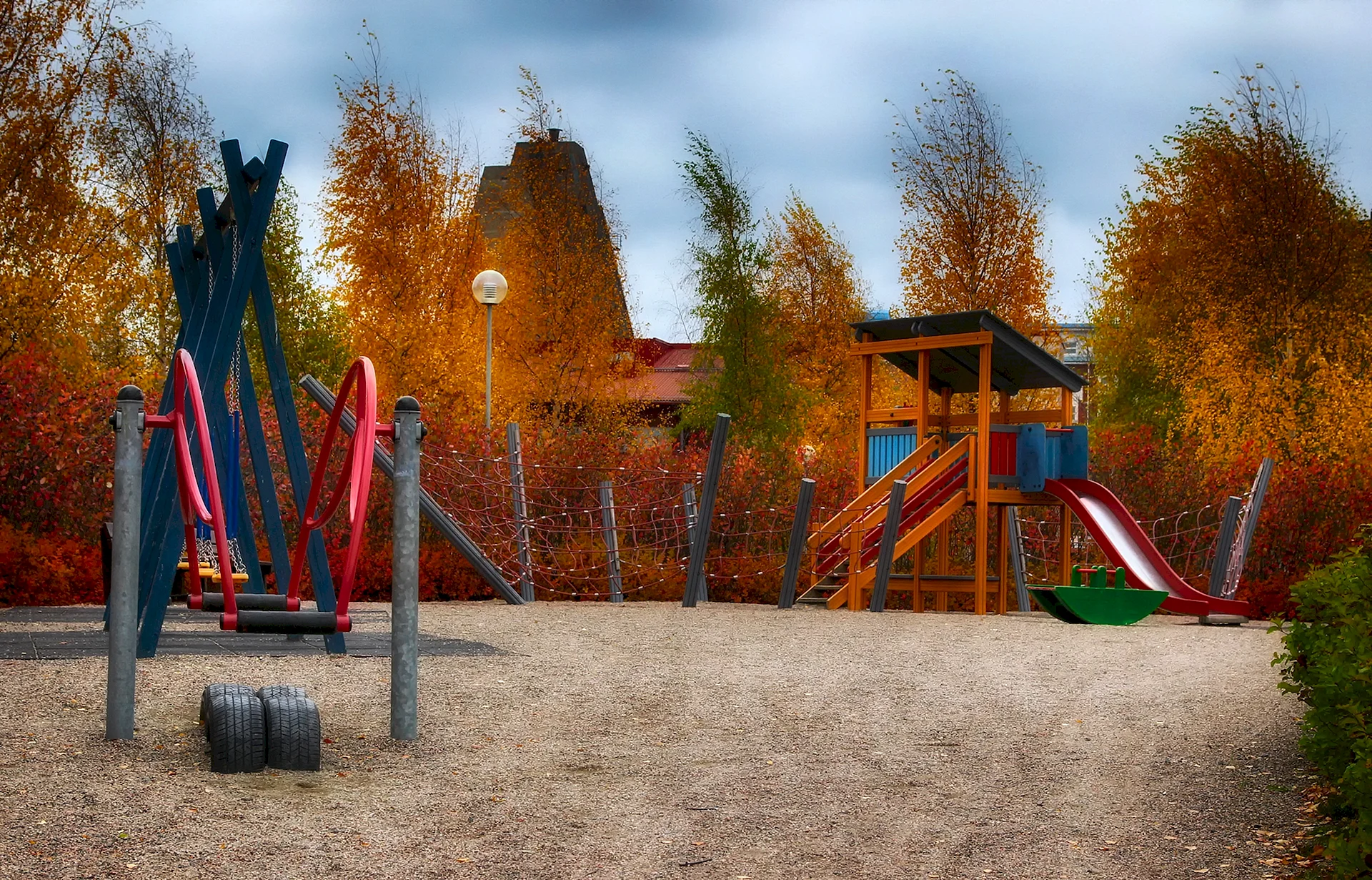 Детская площадка в Финляндии