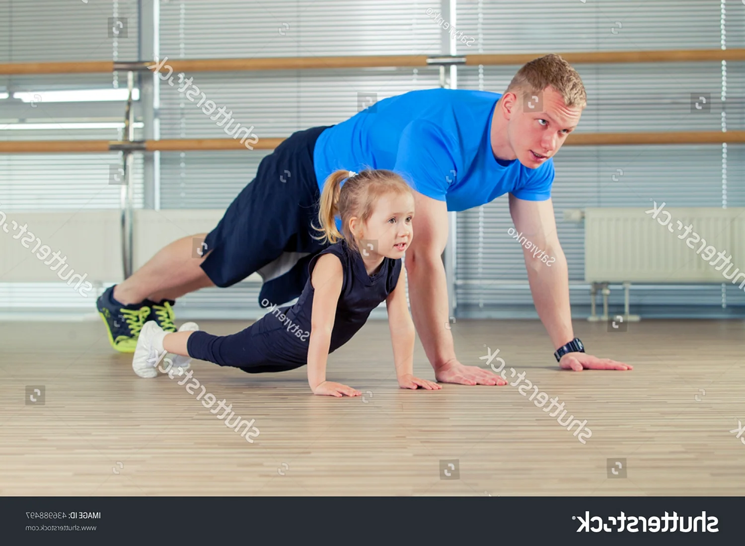 Детские спортивные занятия с тренером