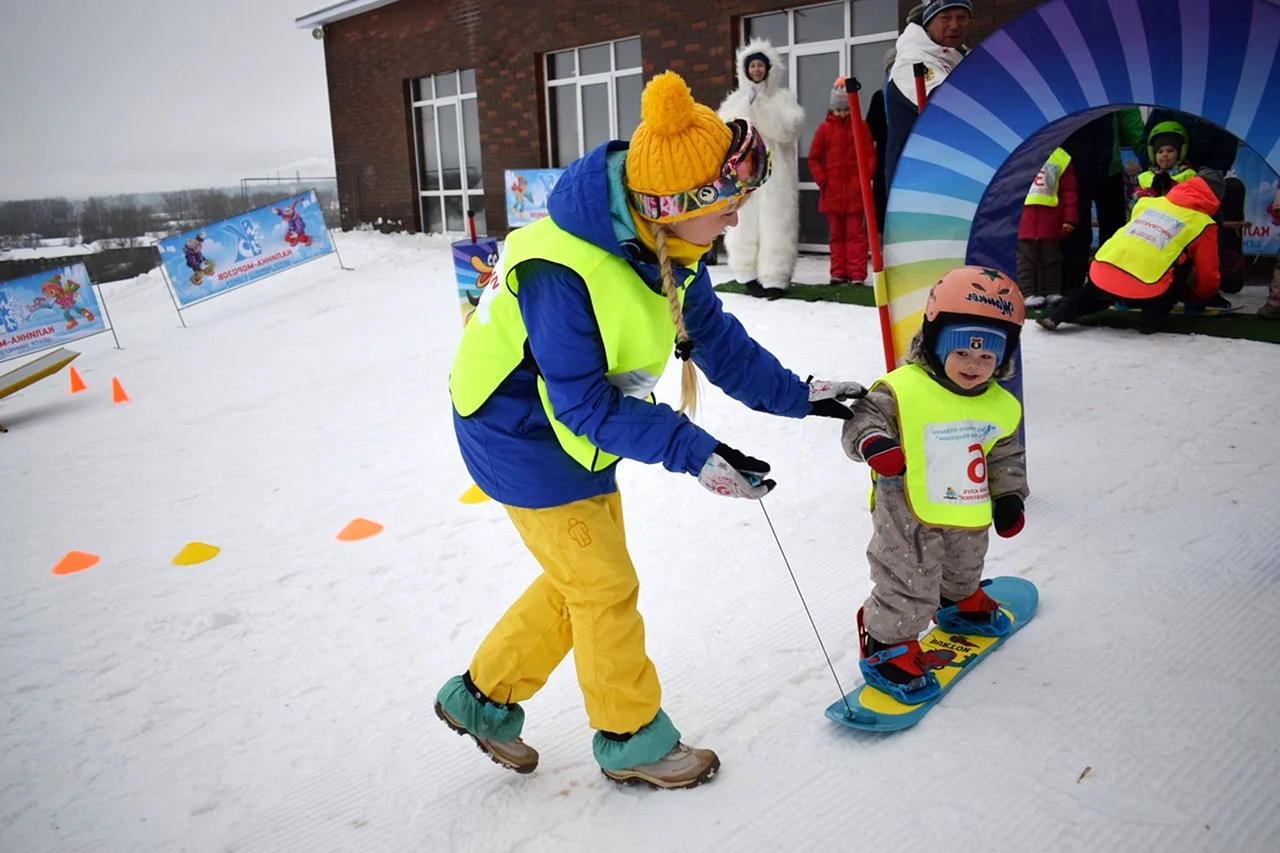 Детский сноуборд парк