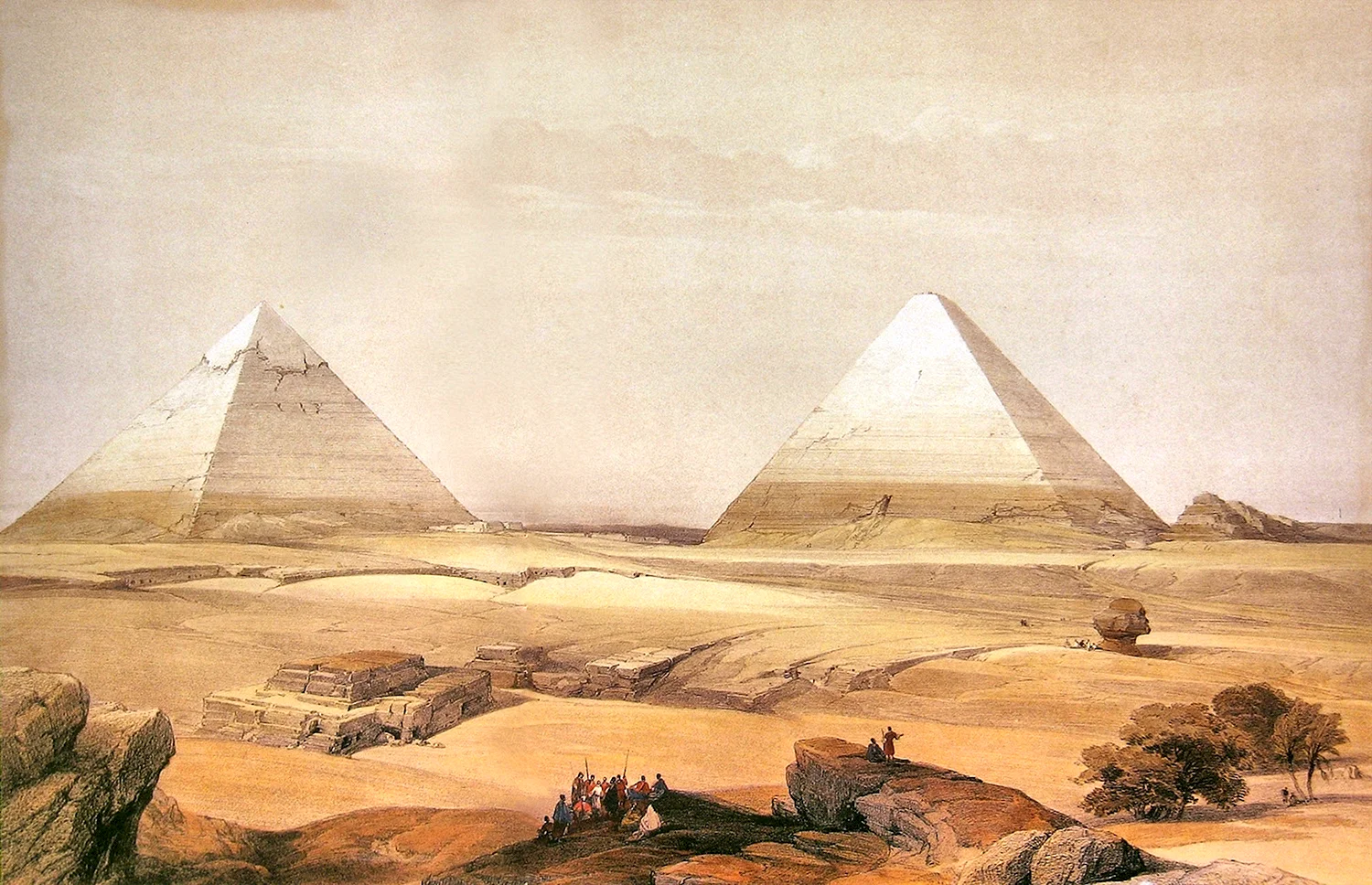 Дэвид Робертс художник Египет