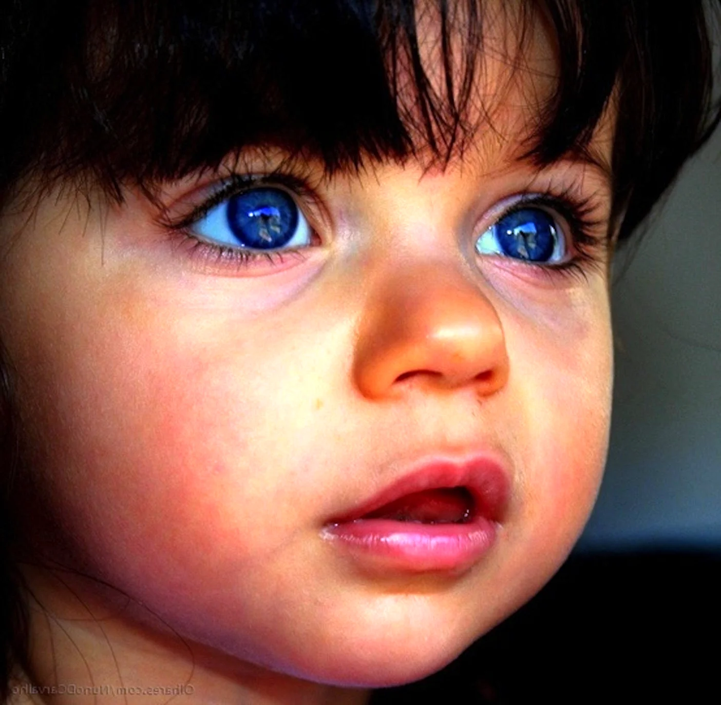 Девочка с необычными глазами