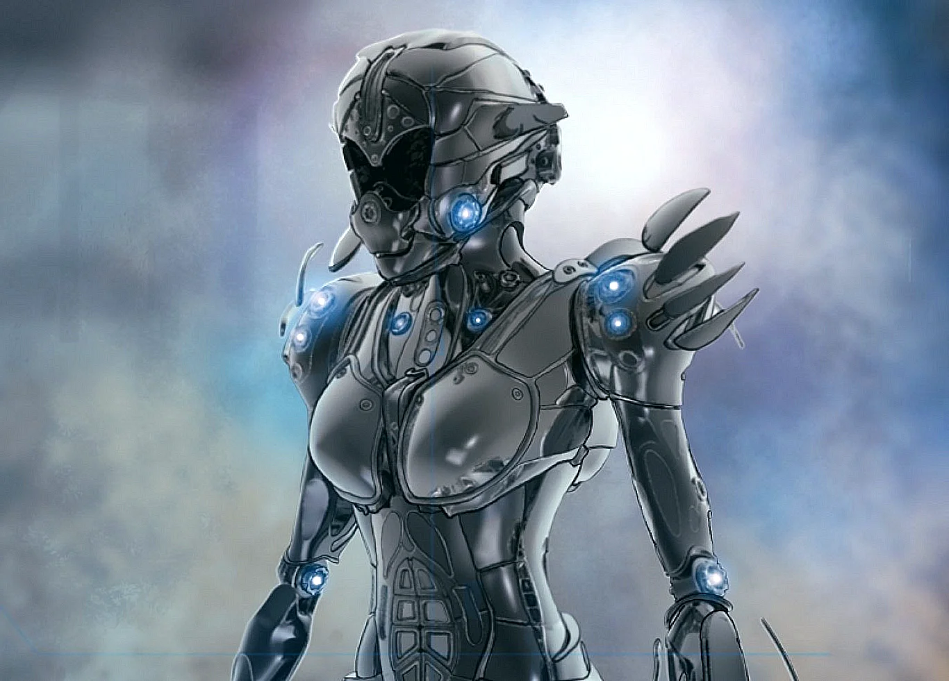 Девушка робот