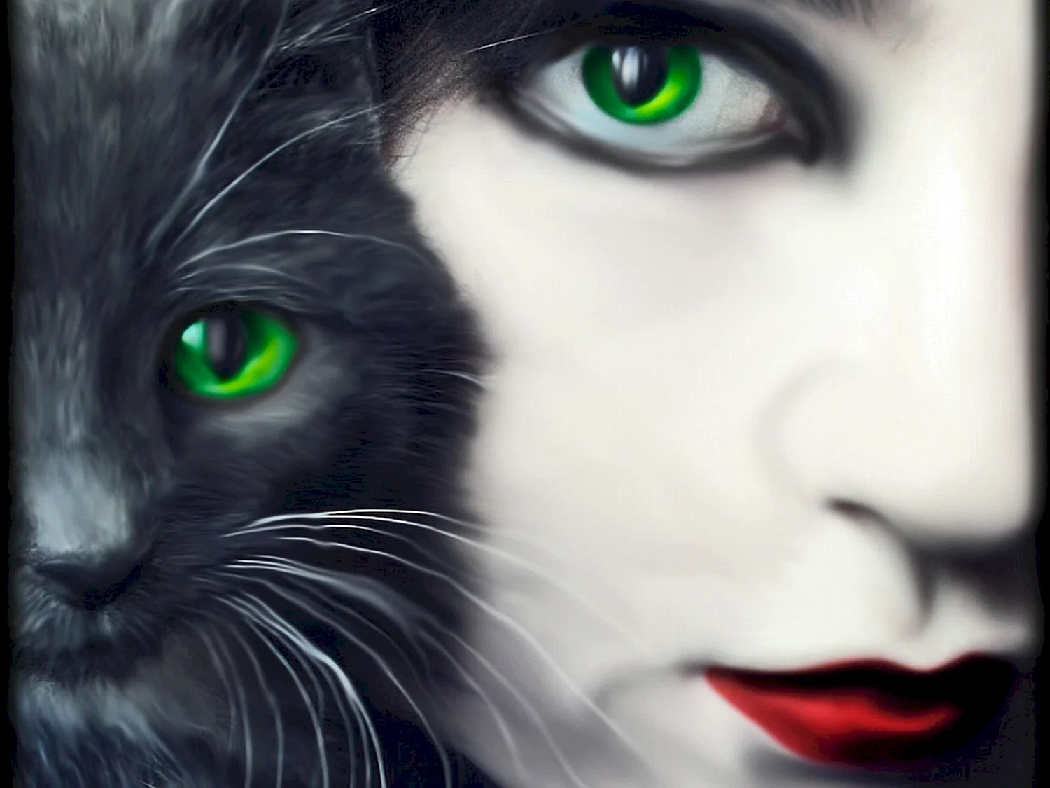 Девушка с кошачьими глазами