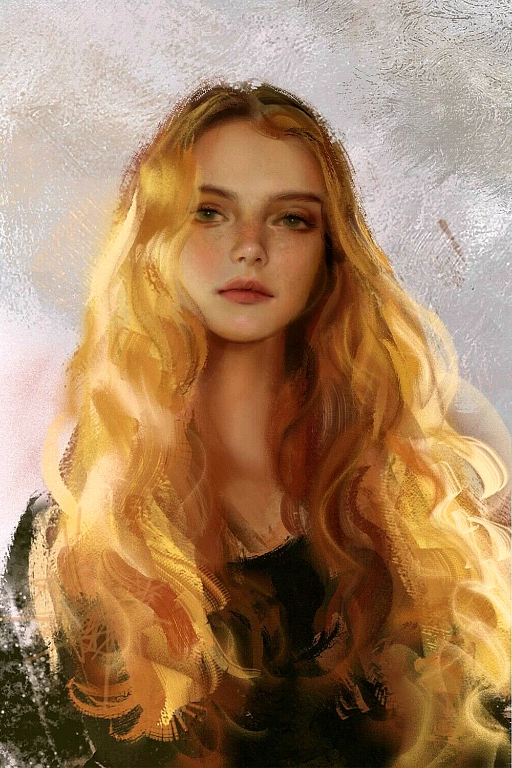 Девушка с золотыми волосами