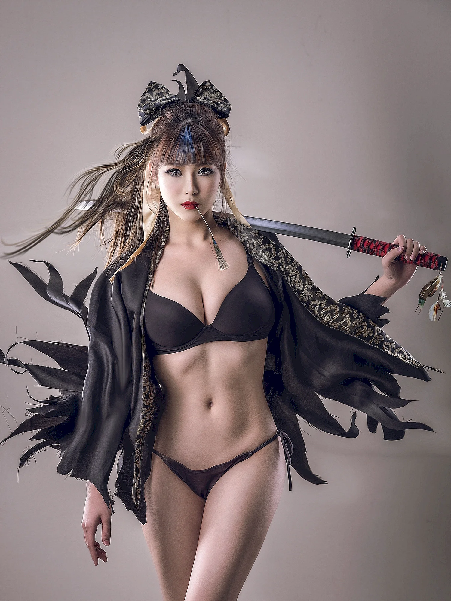 Девушка самурайка