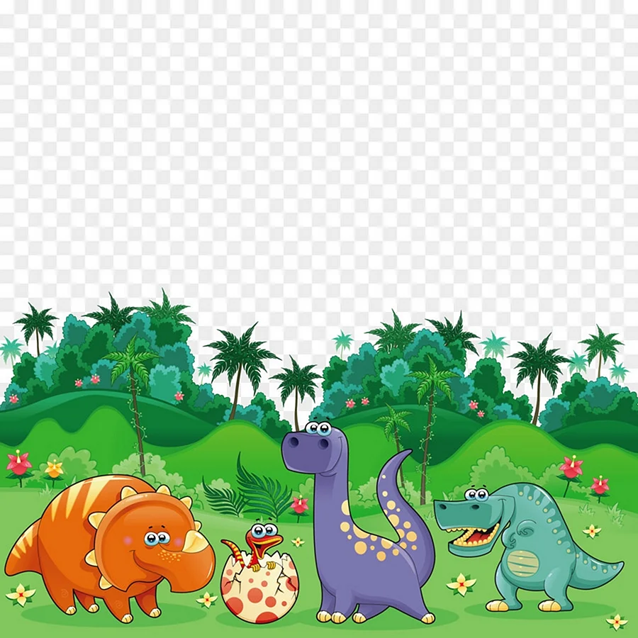 Динозавры фон