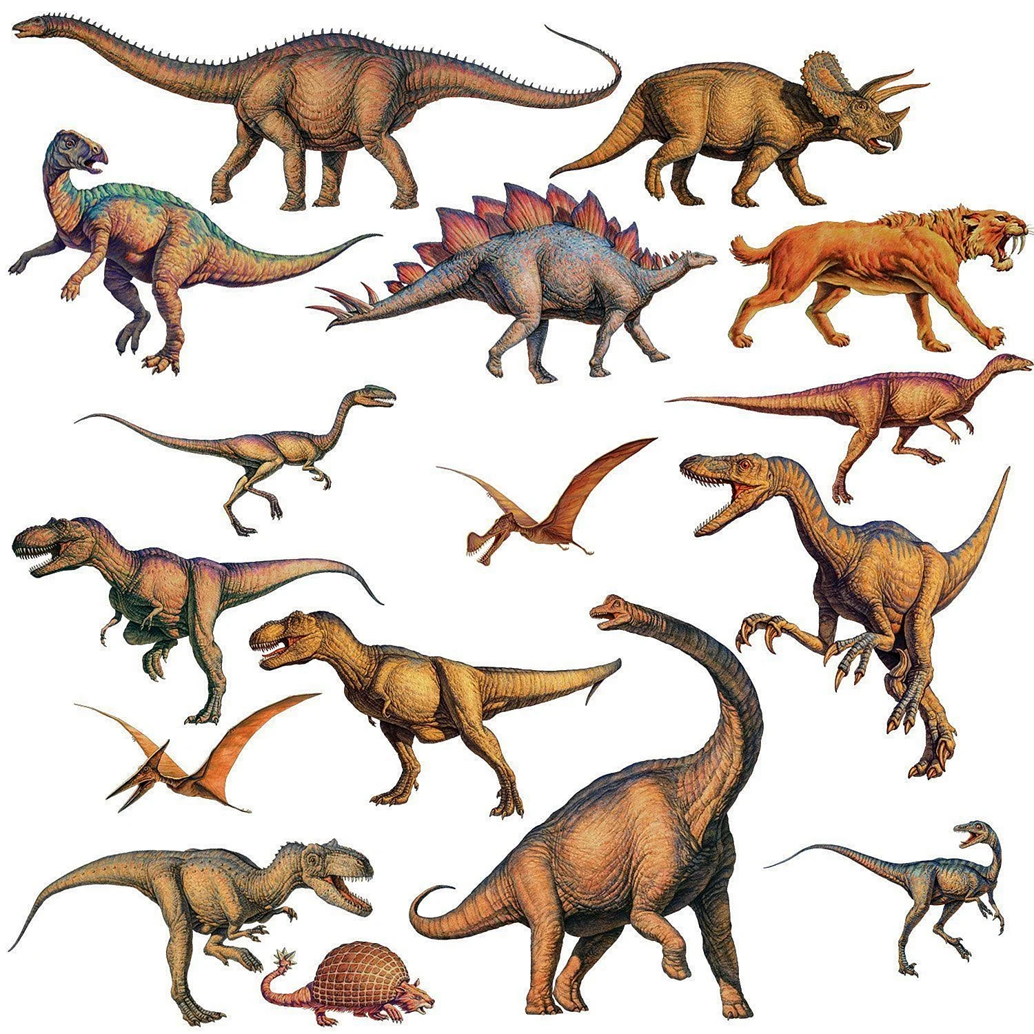 Динозавры (с наклейками)