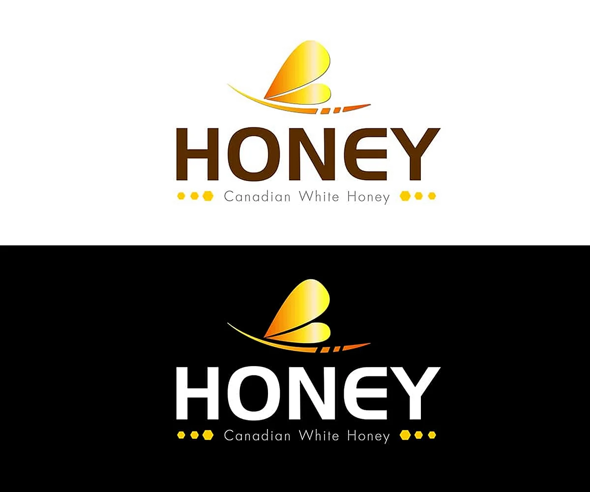 Дизайн логотипа мед