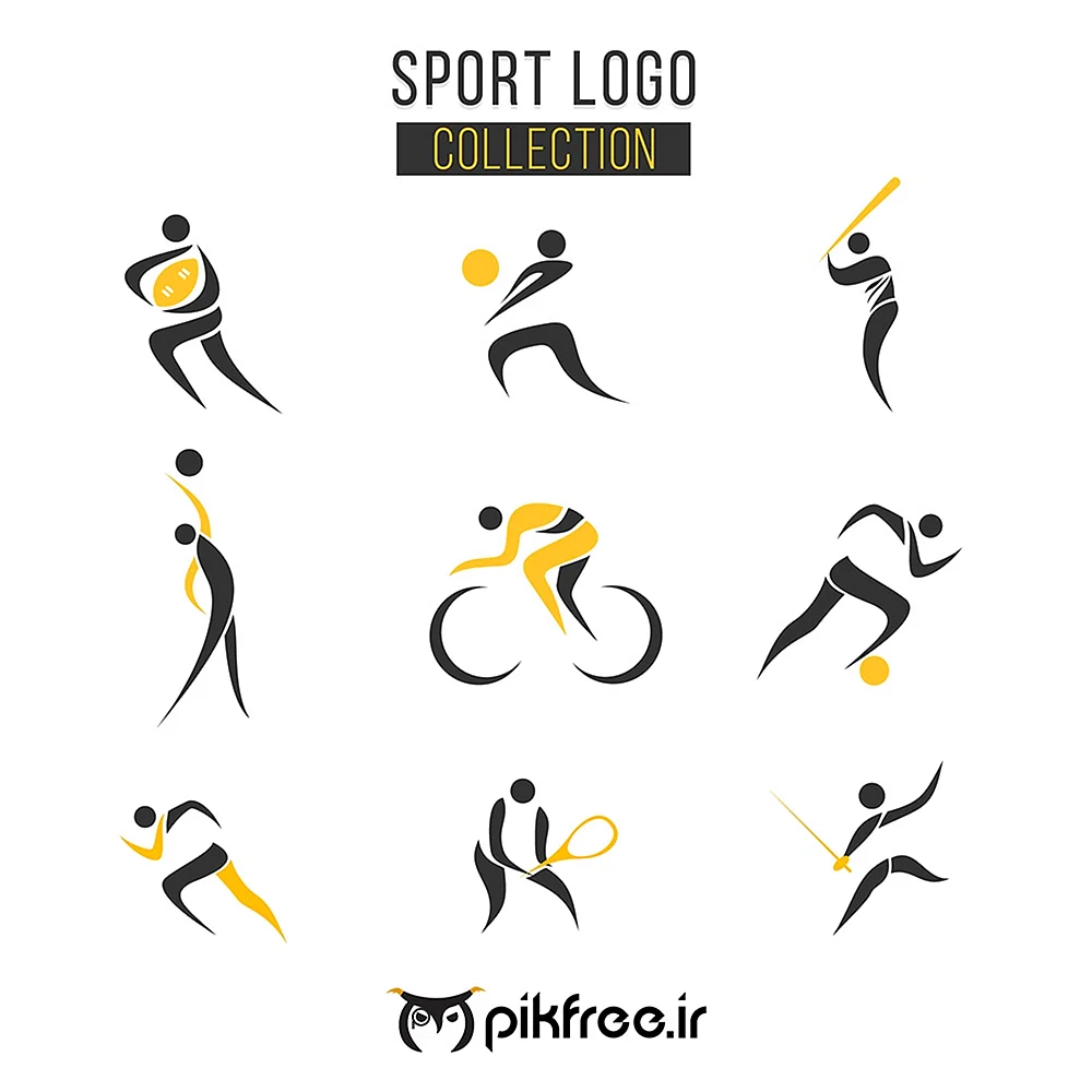 Дизайнерские логотипы спорт