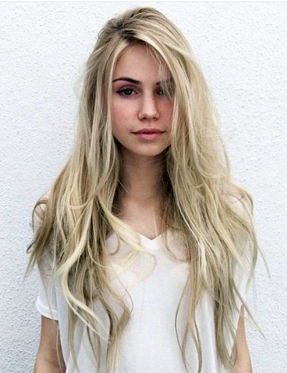 Длинный блонд