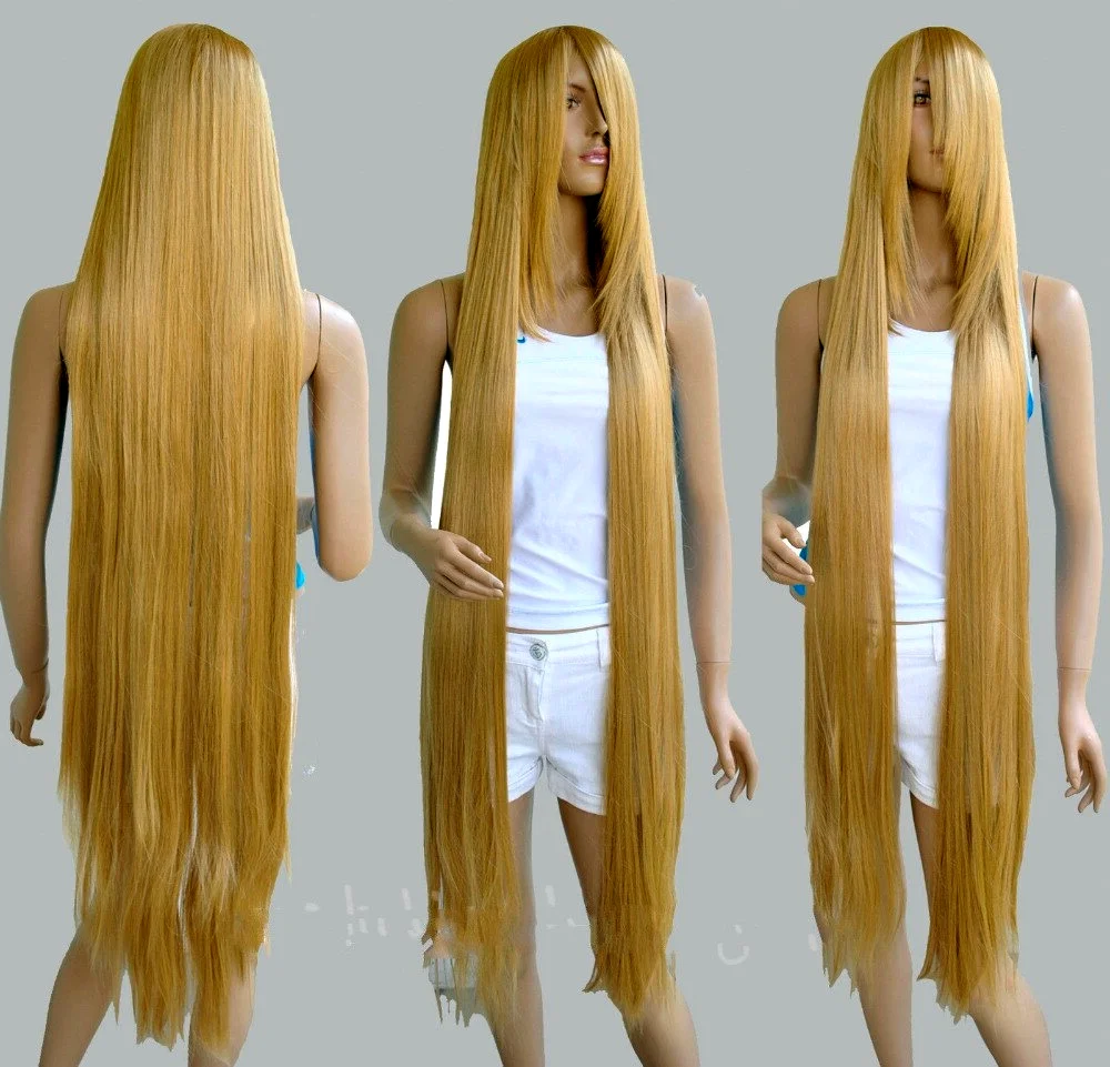 Длинный парик Рапунцель 200см