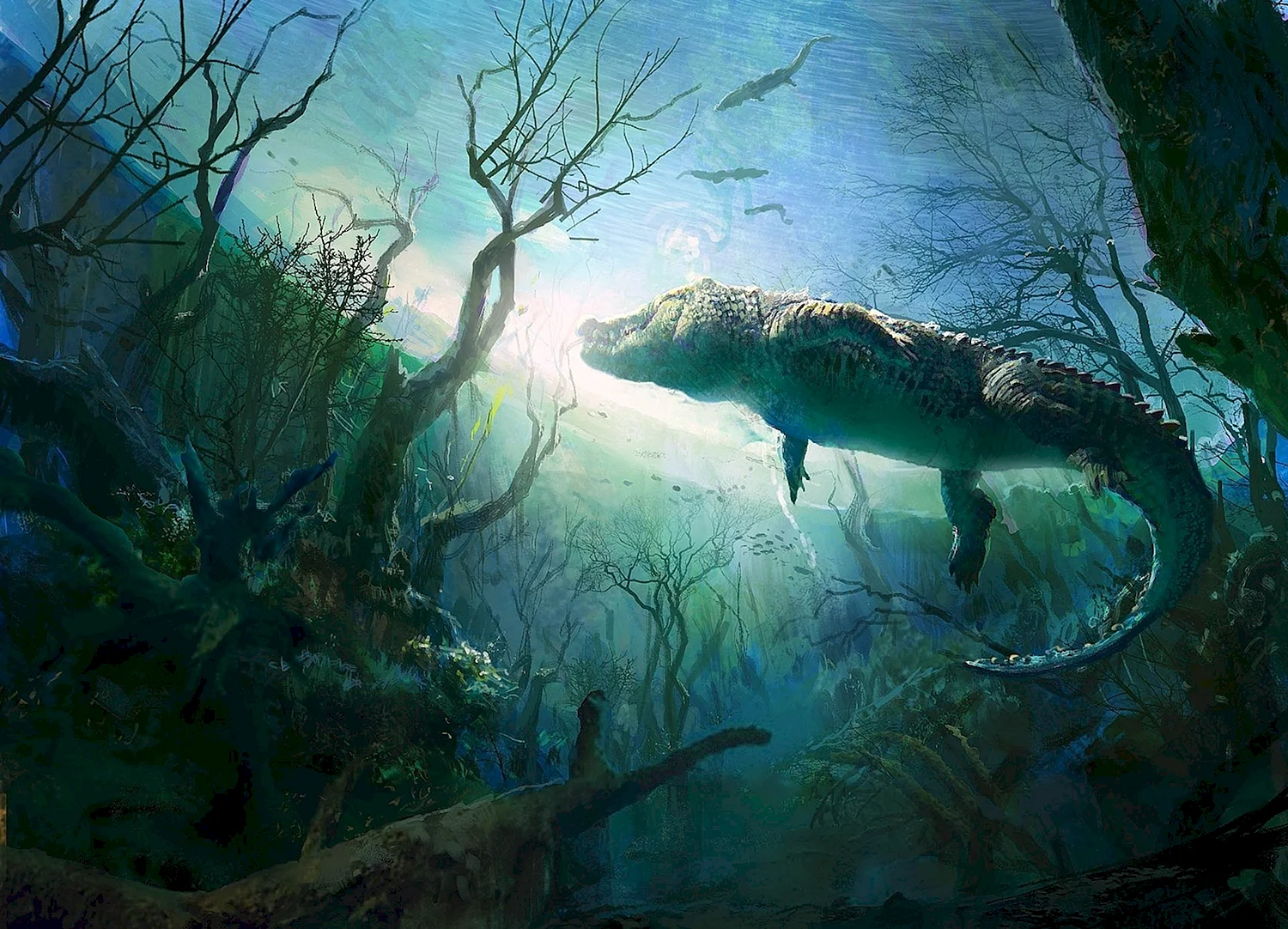 Доисторический подводный мир