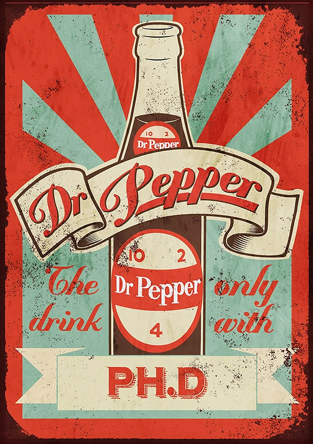 Доктор Пеппер ретро реклама