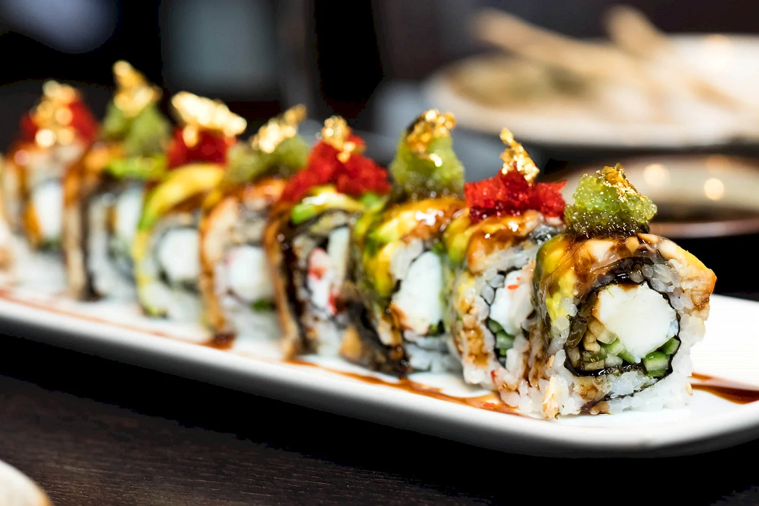 Dragon Roll sushi