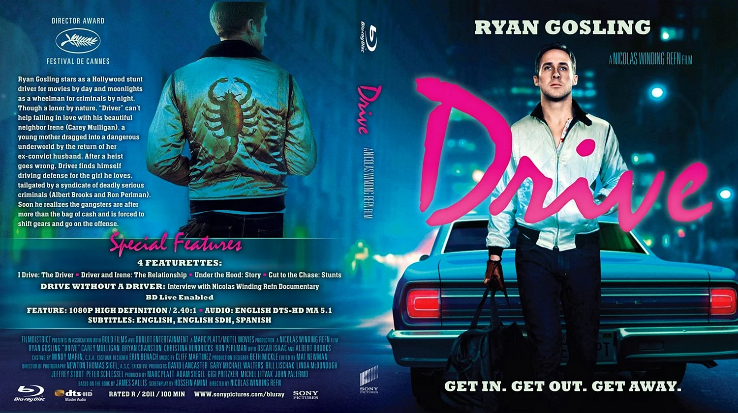 Драйв 2011 Blu ray Cover