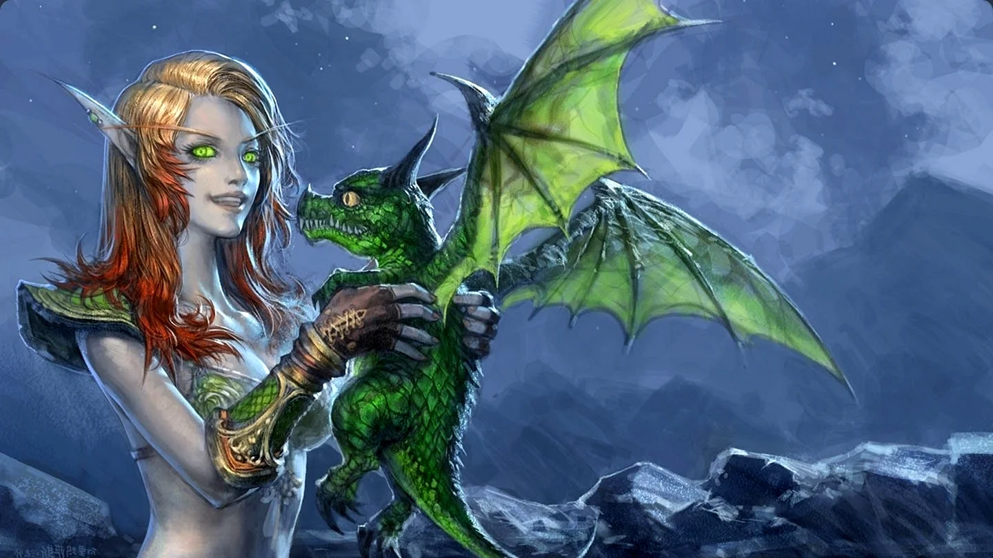 Дракон из World of Warcraft