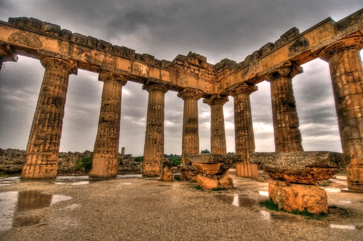 Древняя Греция развалины колонны