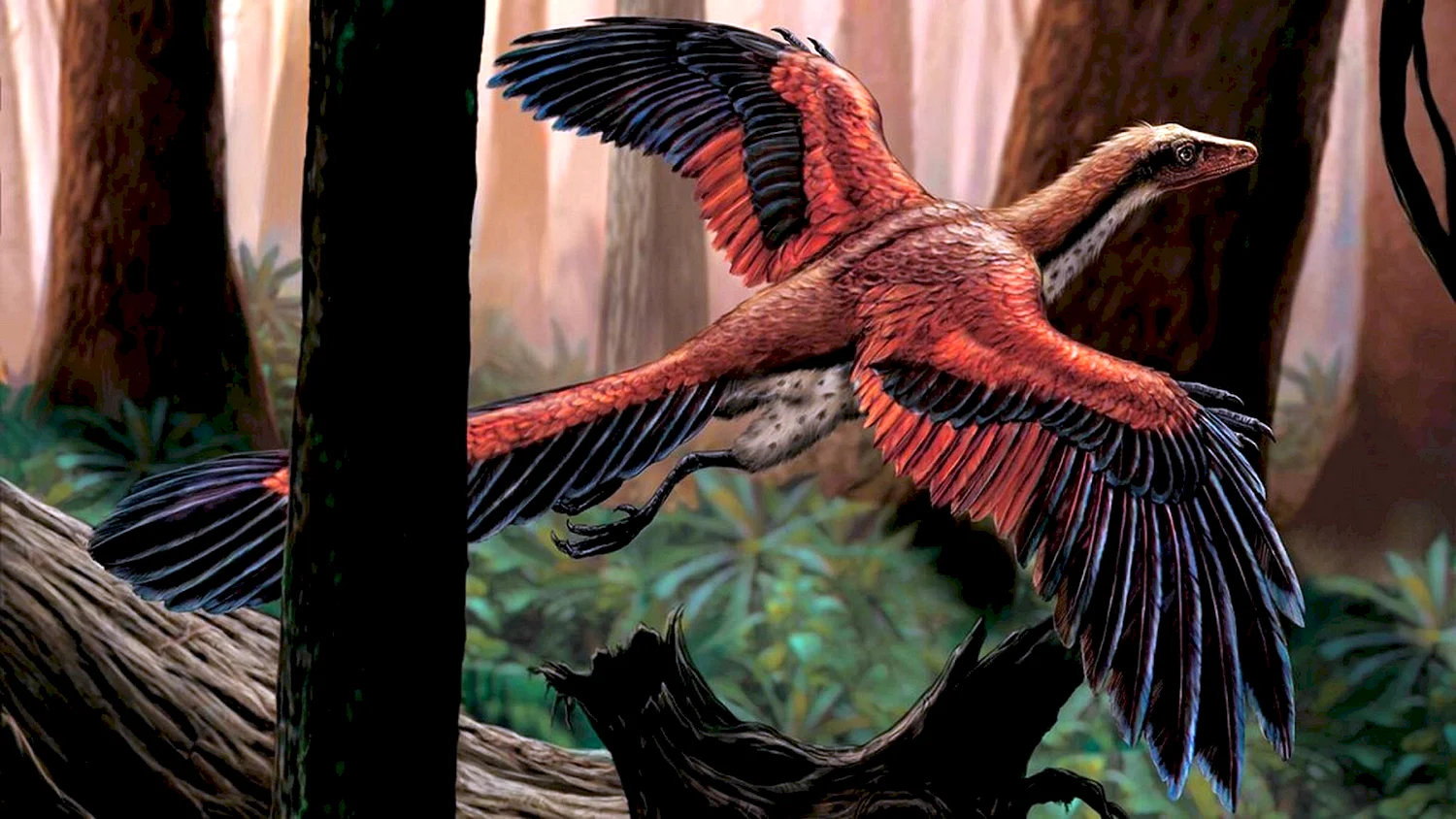 Древняя птица Археоптерикс