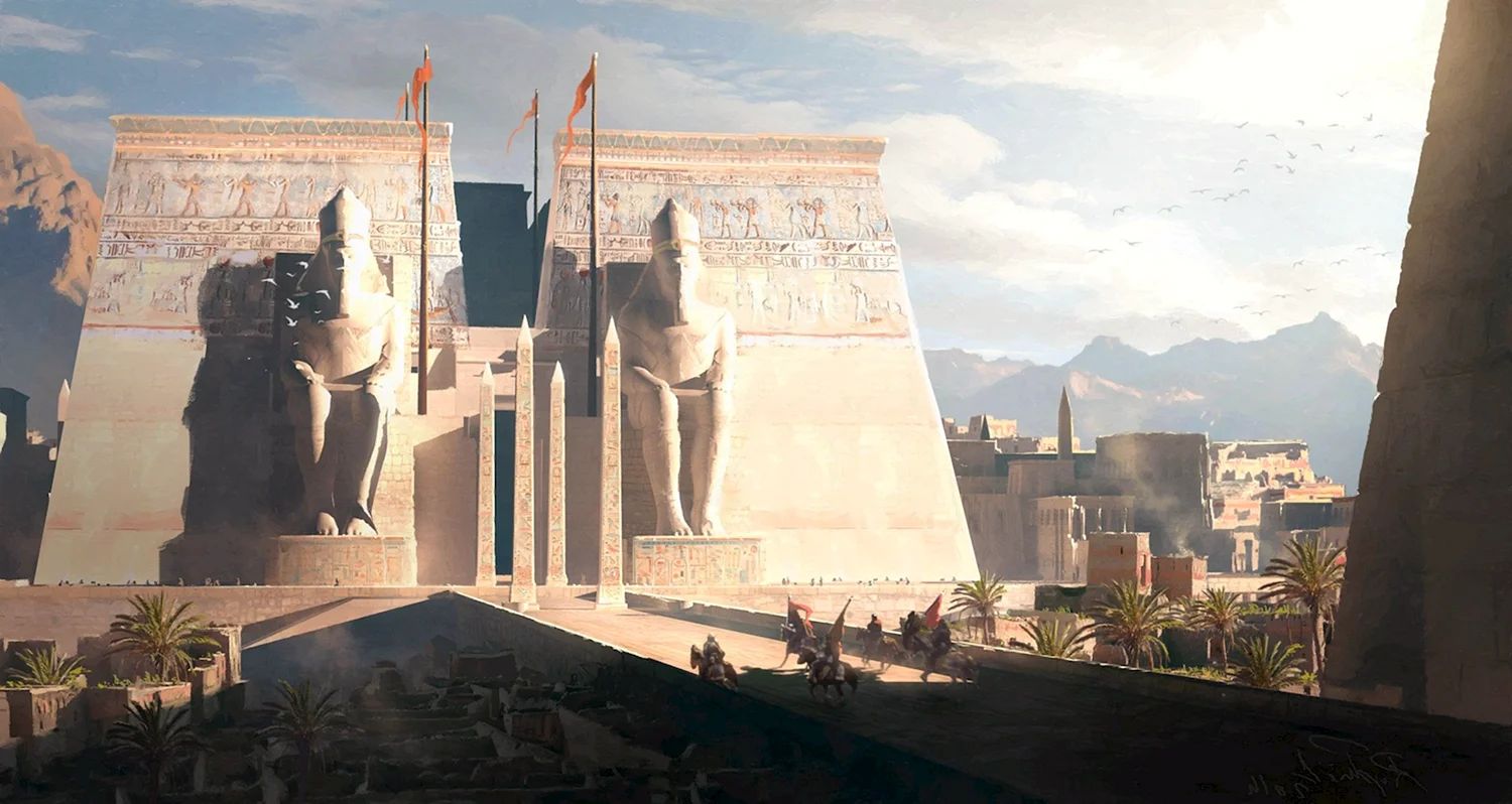 Древний Египет Assassins Creed храм