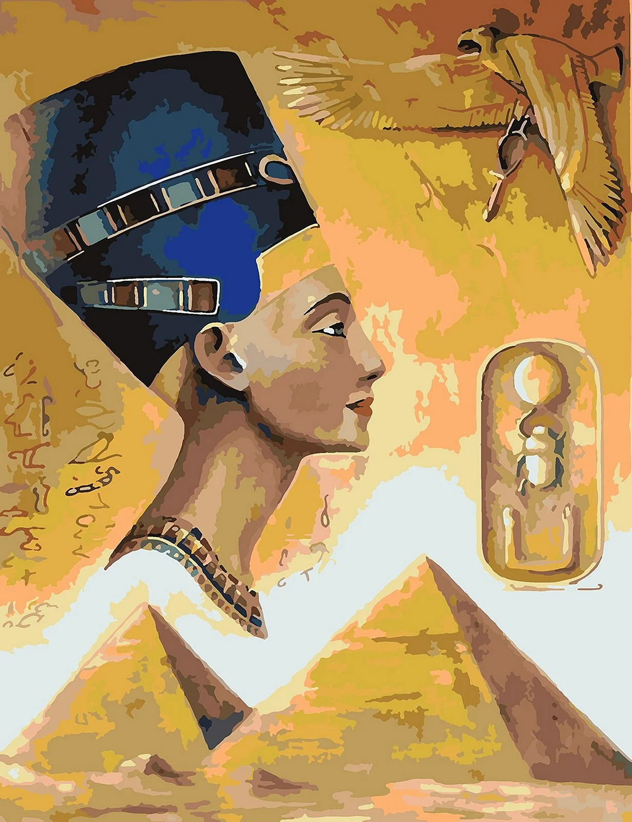 Древний Египет царица Нефертити искусство