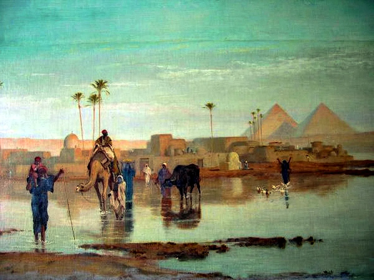 Древний Египет в живописи европейских художников