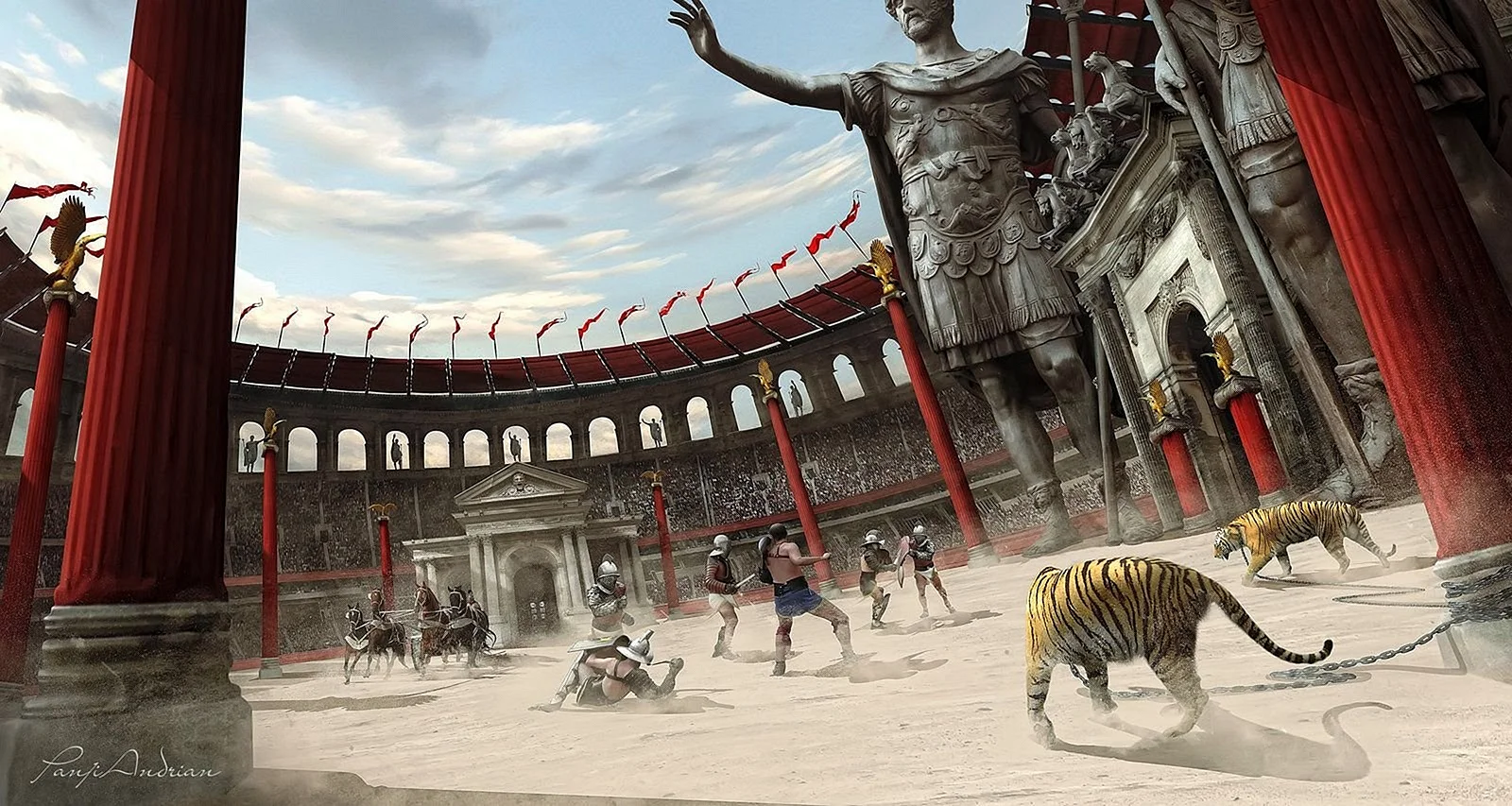 Древний Рим Арена гладиаторов