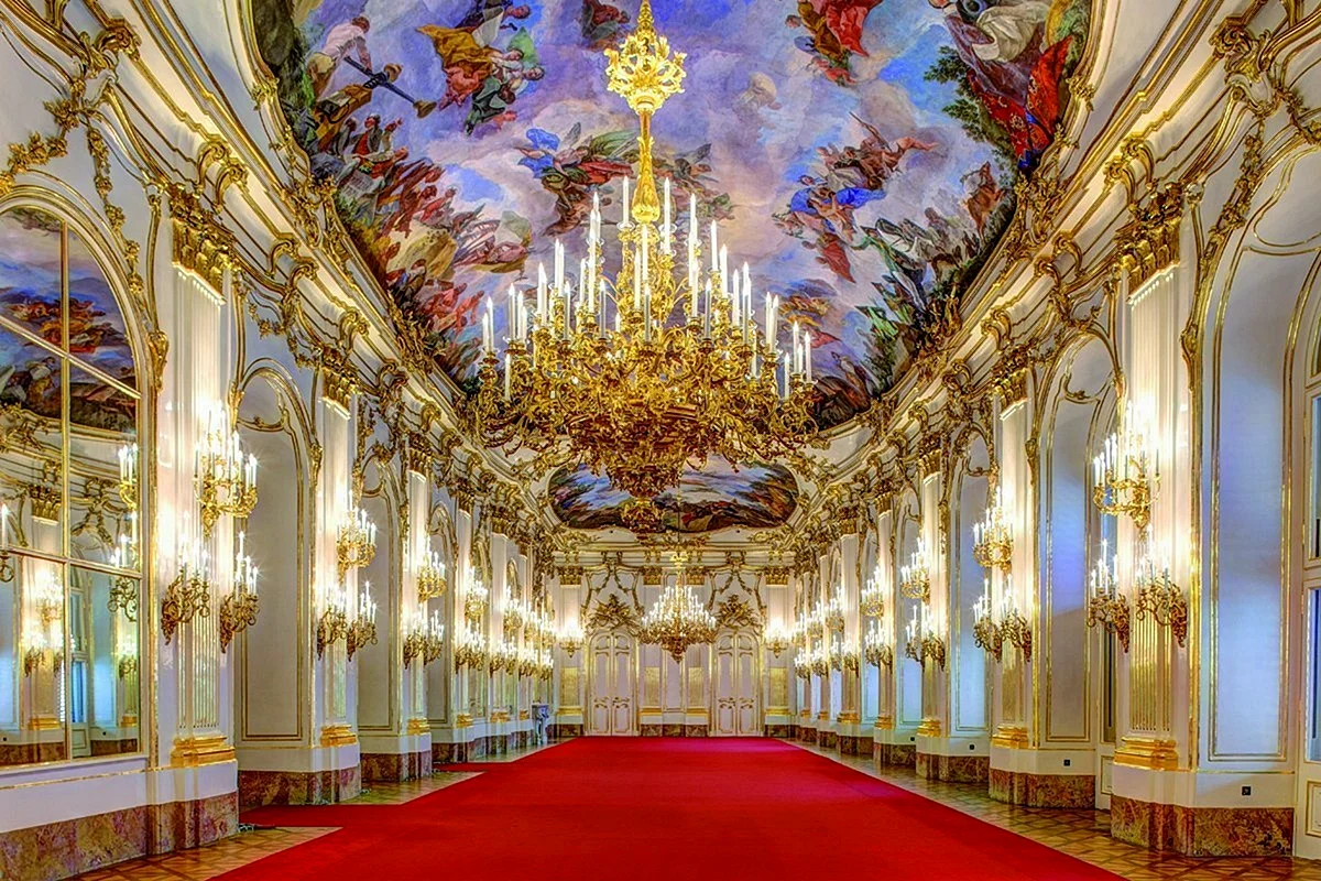 Дворец Шенбрунн в Вене интерьеры